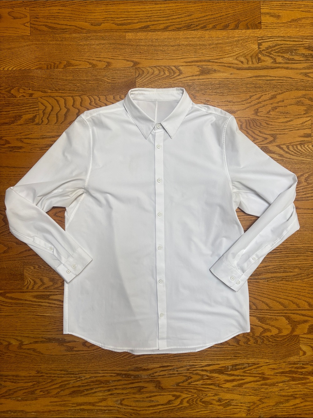 lululemon athletica White Men's Long-Sleeve Button Shirt